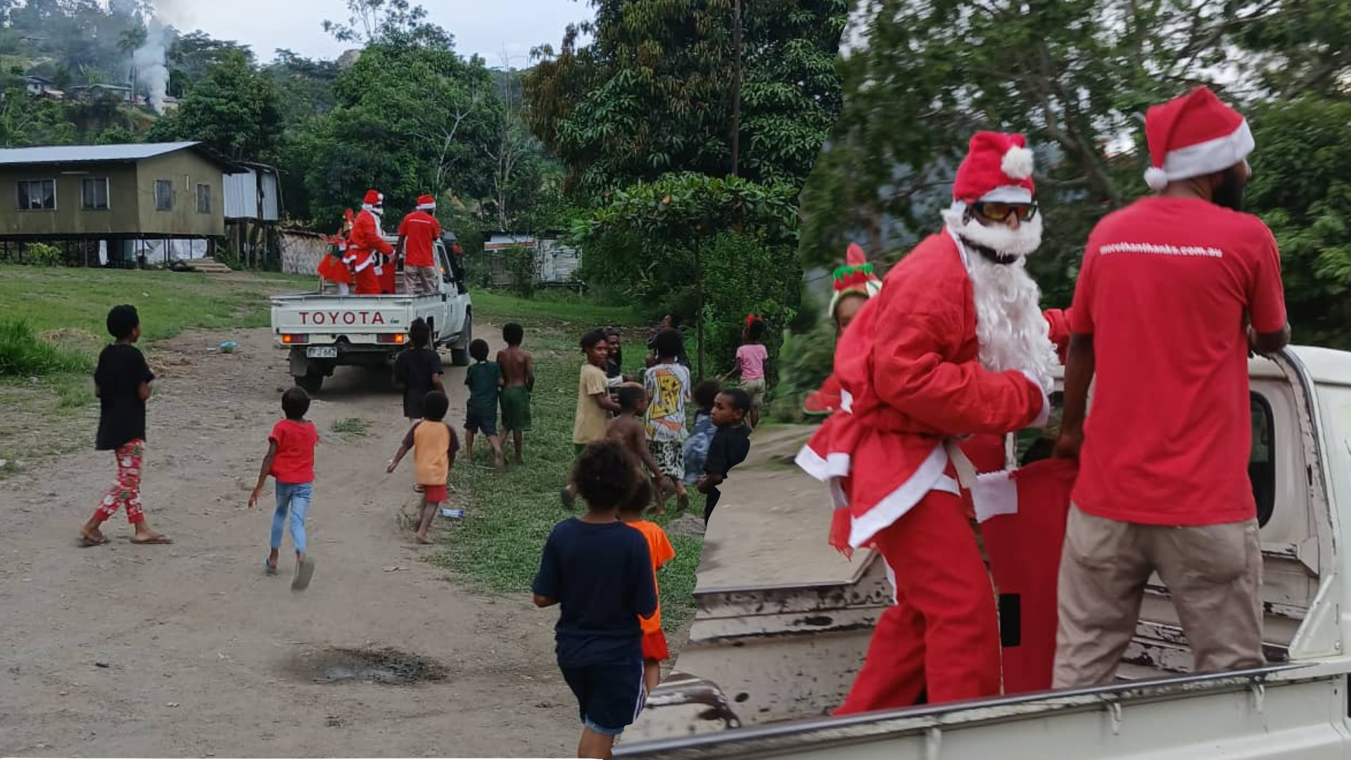 Father Christmas Returns to Wau Bringing Joy and Smiles